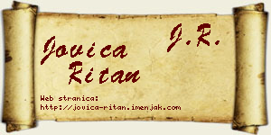 Jovica Ritan vizit kartica